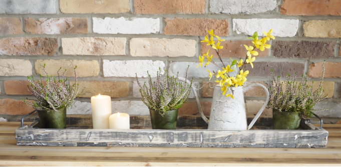 1 Metre Large Rustic Wooden Tray