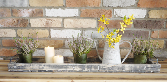 1 Metre Large Rustic Wooden Tray