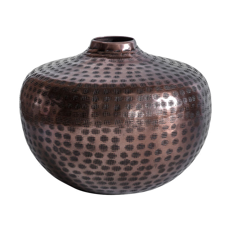 Nallam Round Bronze Vase