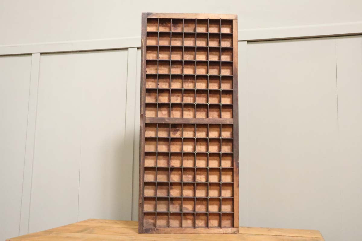 Original Printers Type Trays - All Square Sections