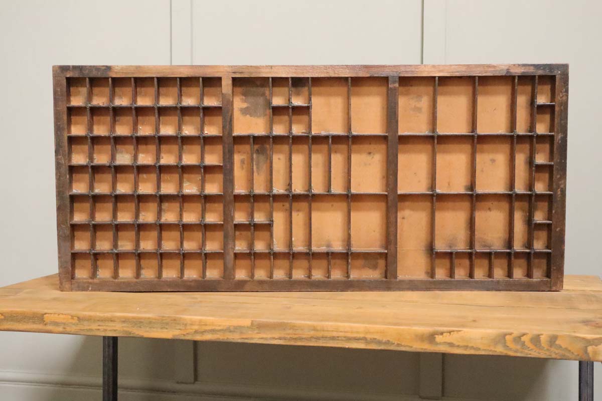 Original Printers Type Trays - 3 different sections