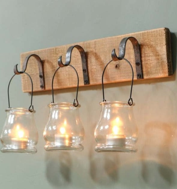 Rustic Hook Tealight Holder