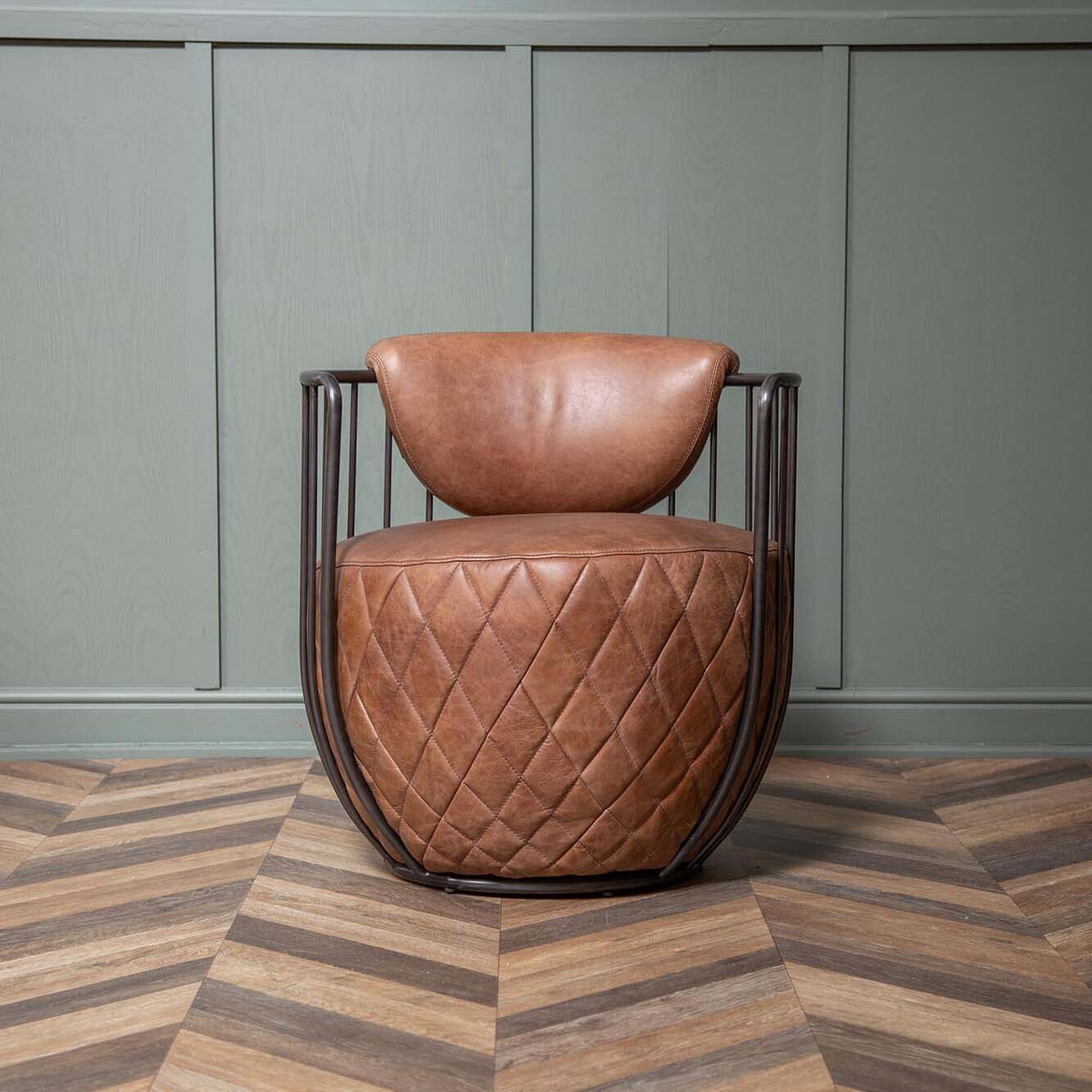 Leipzig Aviator Leather Armchair