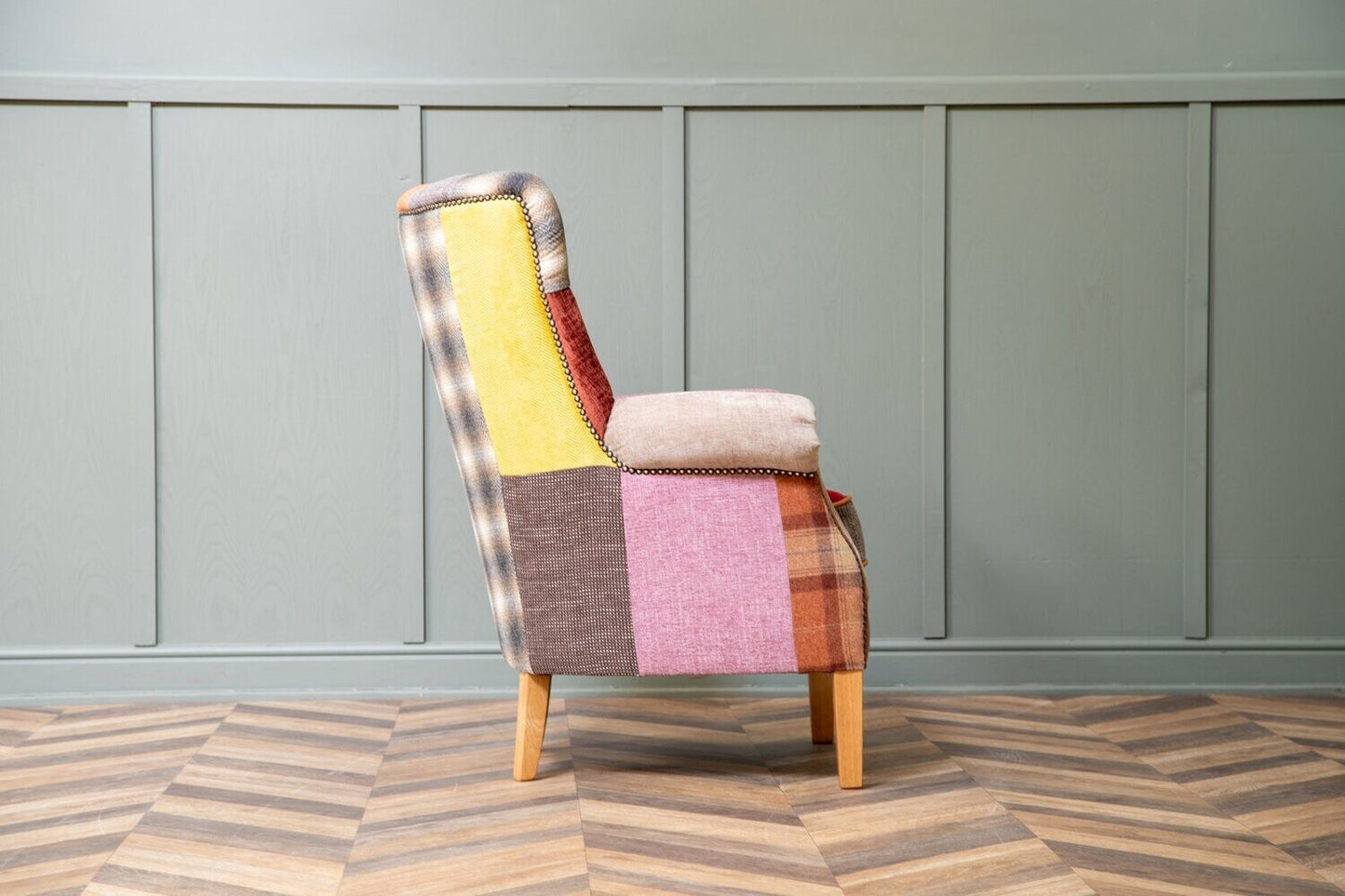 Technicolour Patchwork Armchair