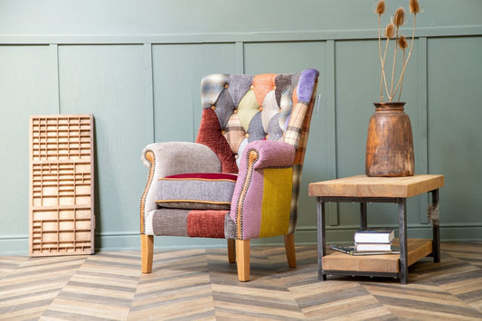 Technicolour Patchwork Armchair