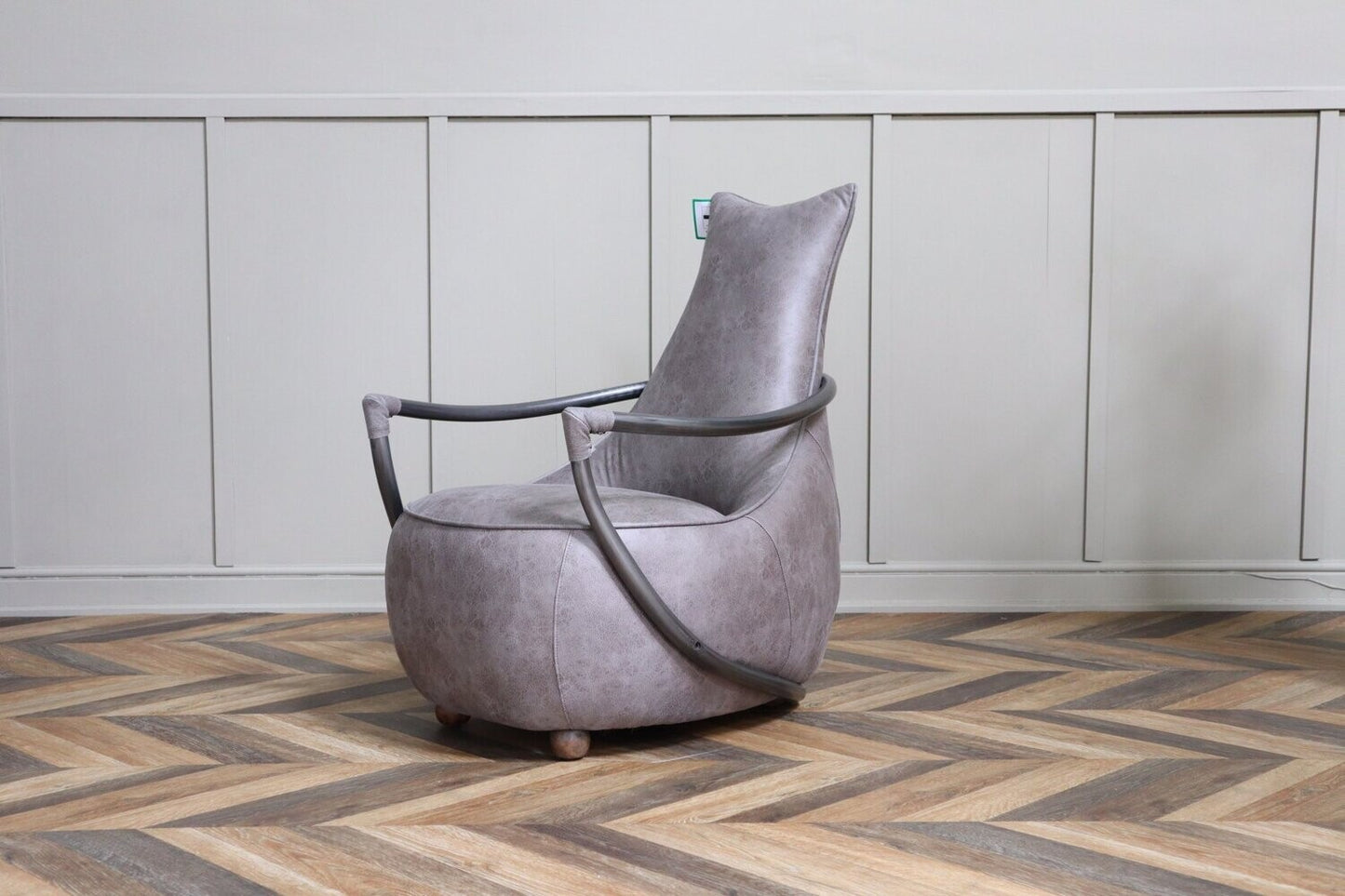 Antwerp Maverick Steel Grey Armchair