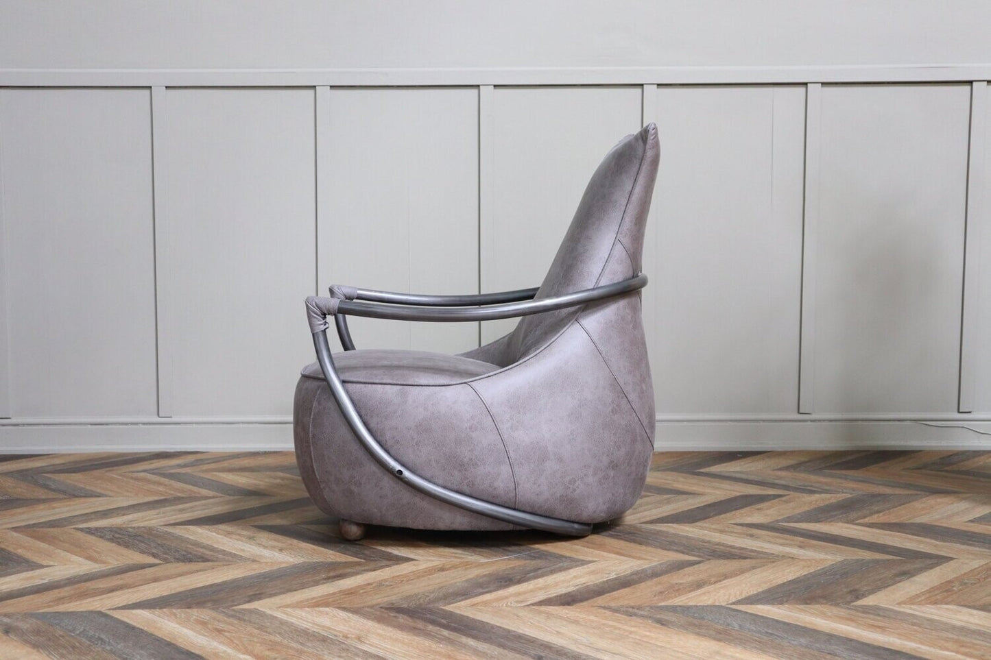 Antwerp Maverick Steel Grey Armchair