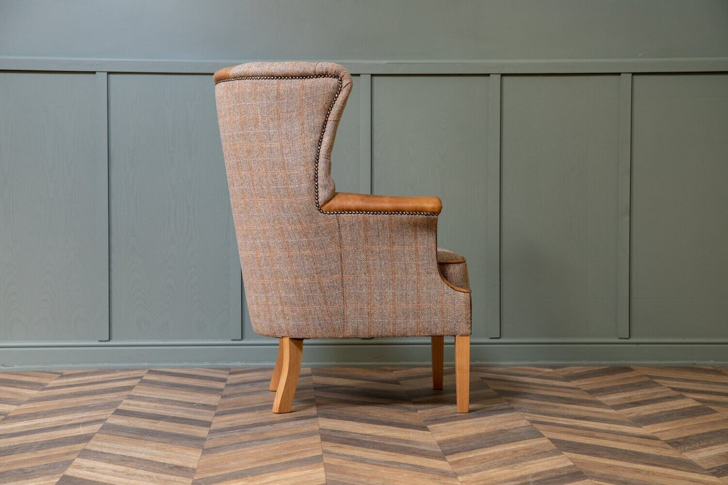 High Back Hunting Lodge Armchair