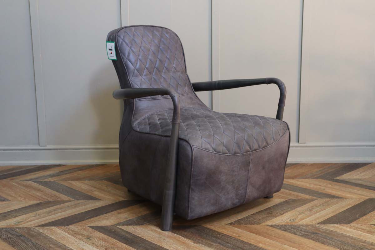 Garda Broadway Leather Aviator Armchair