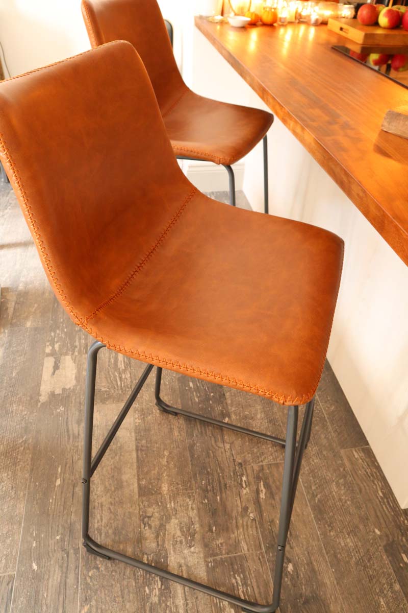 Tan coloured bar deals stools